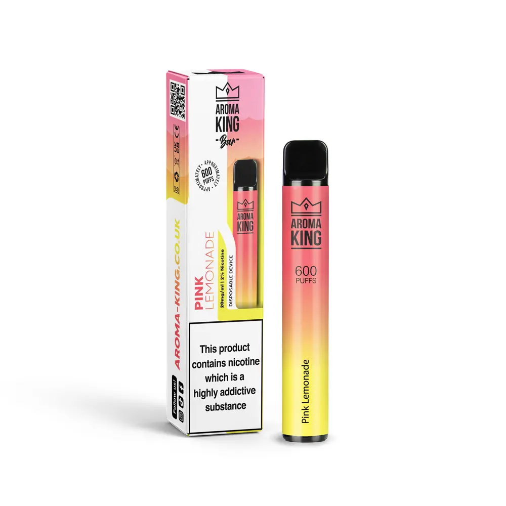 Aroma King Disposable Pen Puffs Pink Lemonade Mg Vape And Go