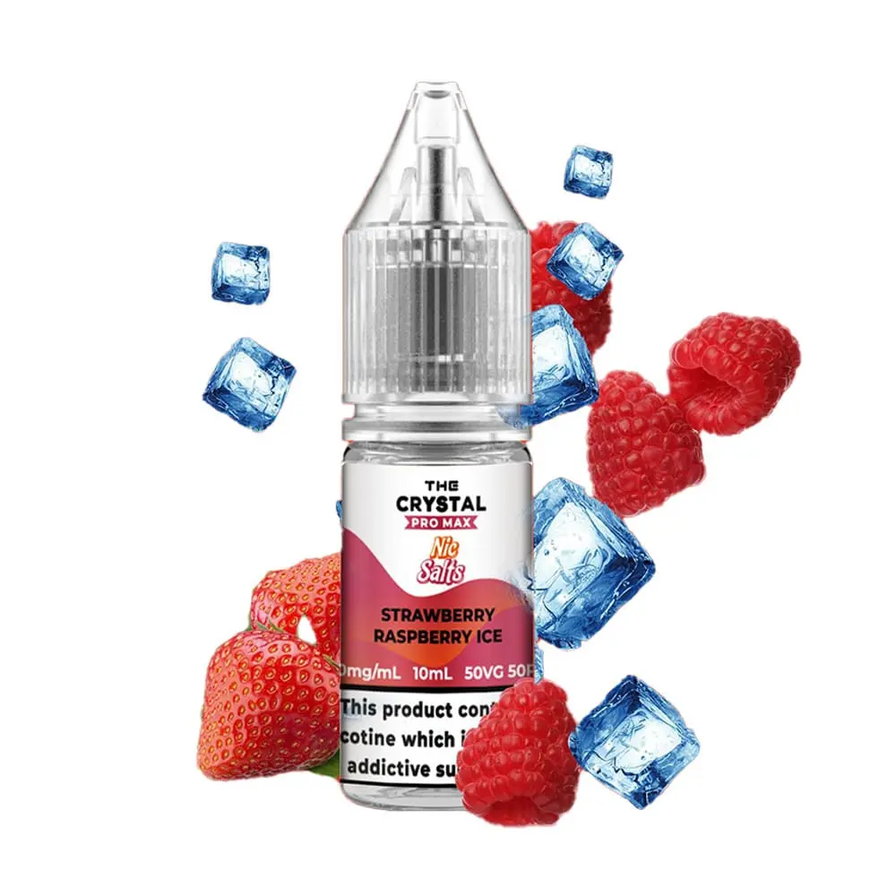 The Crystal Pro Max Nic Salts Ml Strawberry Raspberry Ice Vape And Go