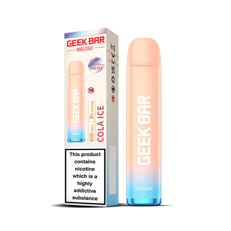 Geek Bar Meloso Disposable Vape 20mg Cola Ice Vape And Go