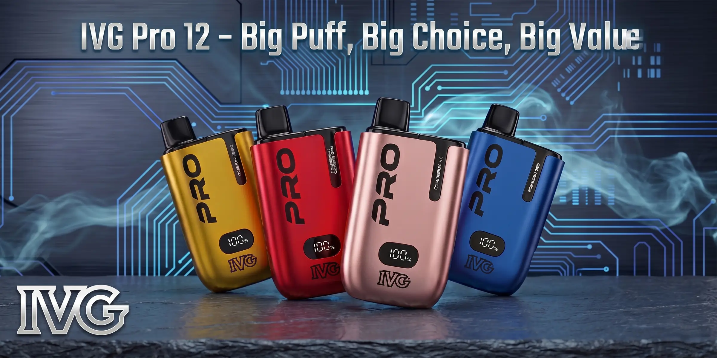 IVG Pro 12 - Ultra Long Lasting Vape Kit