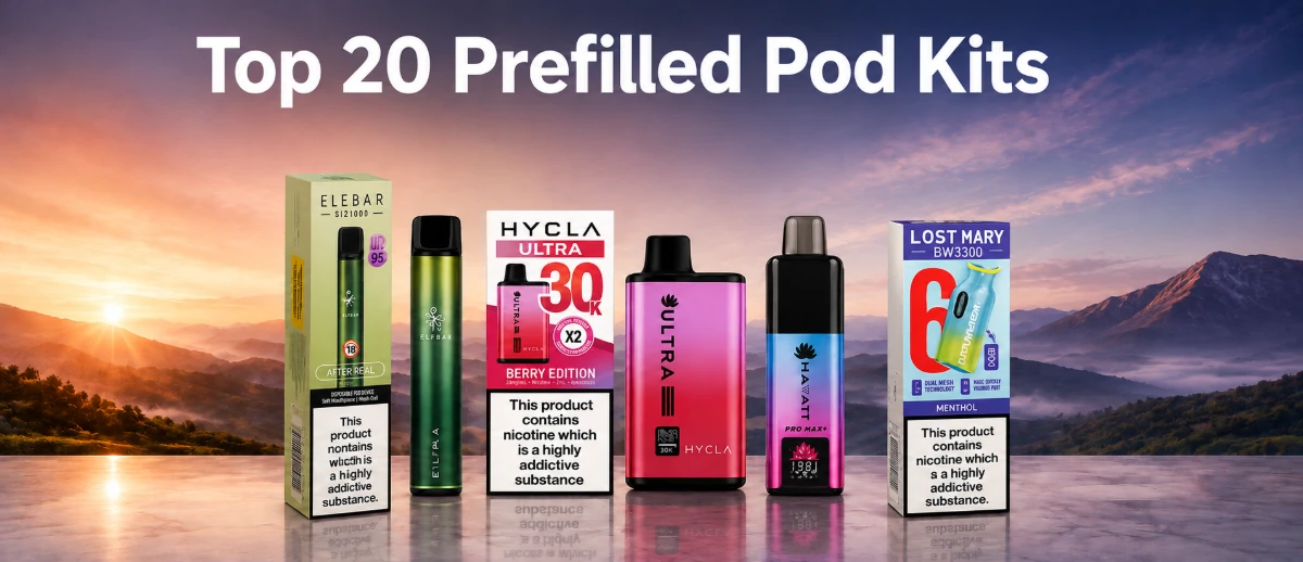 Top 20 Prefilled Pod Kits
