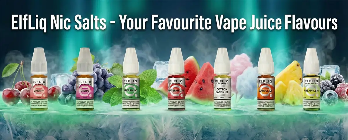ElfLiq Nic Salts Flavour Range