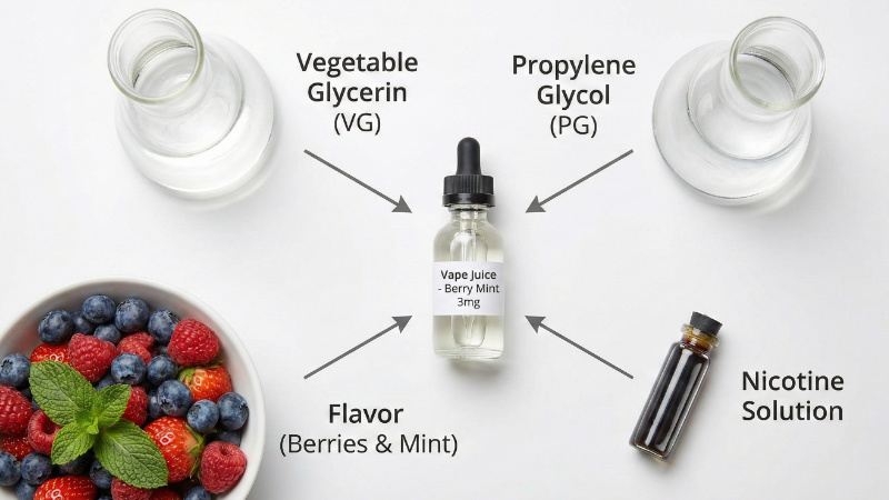 what is in vape juice