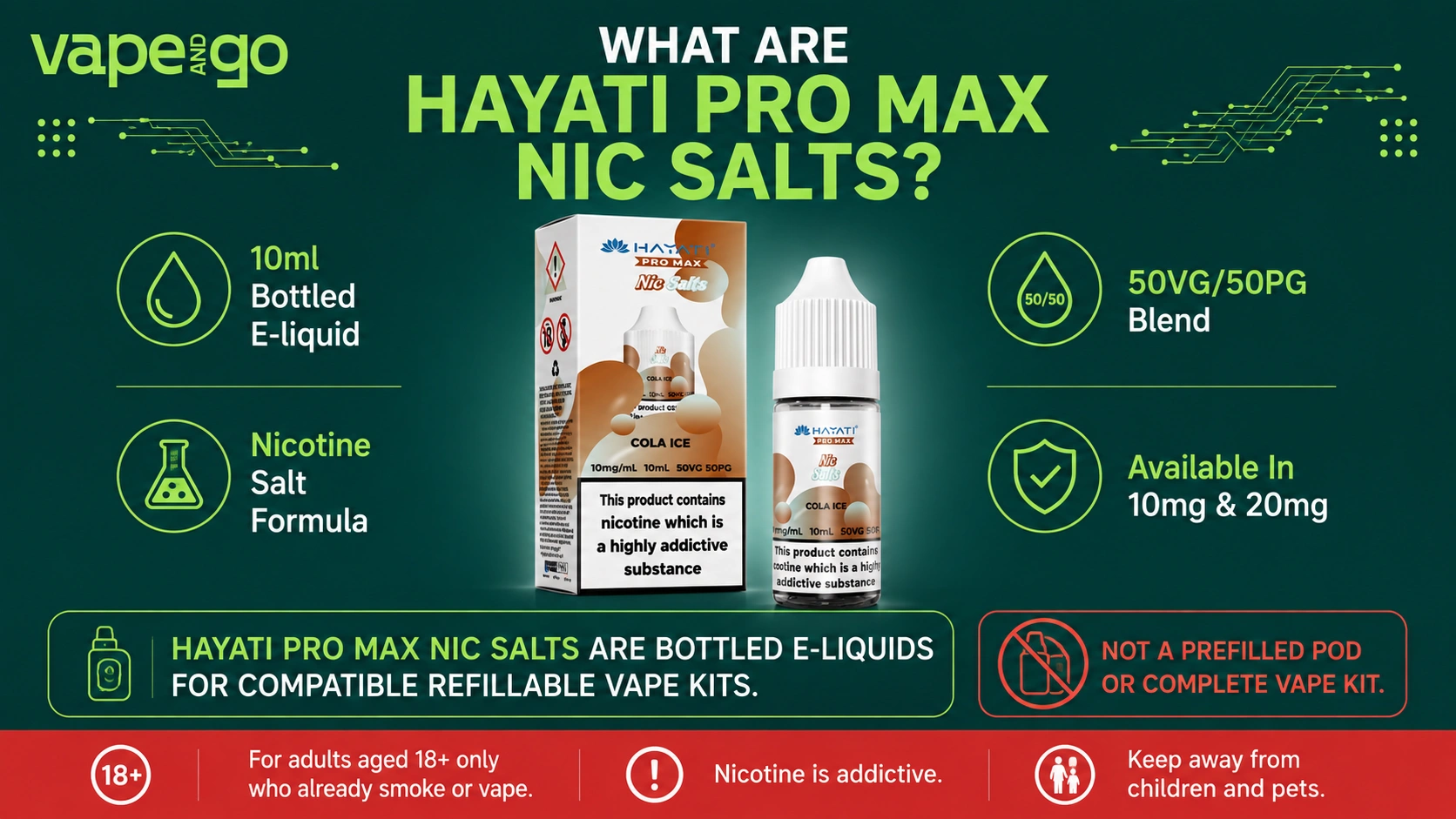 Hayati Pro Max nic salts