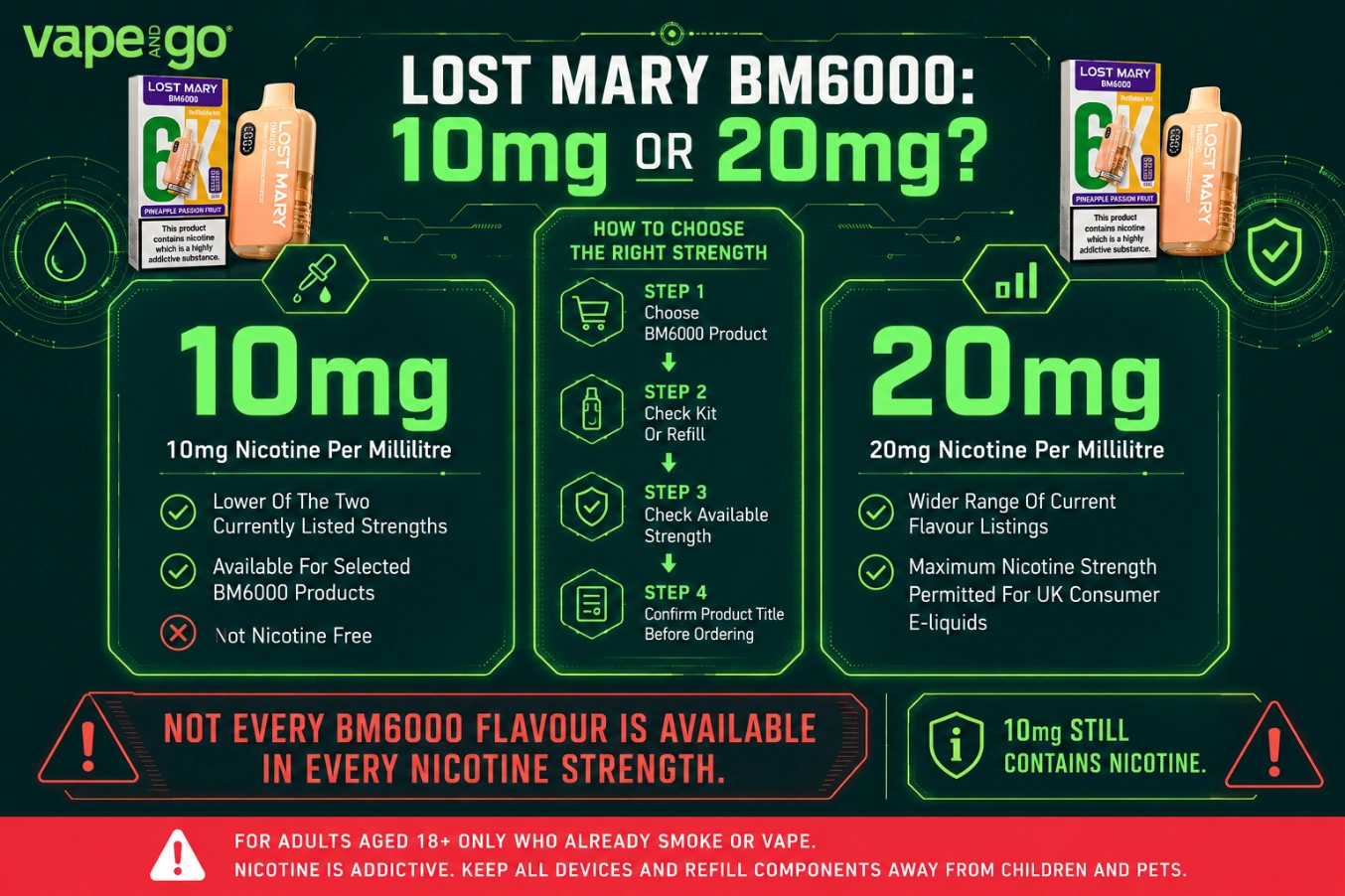Lost Mary BM6000 10mg Or 20mg