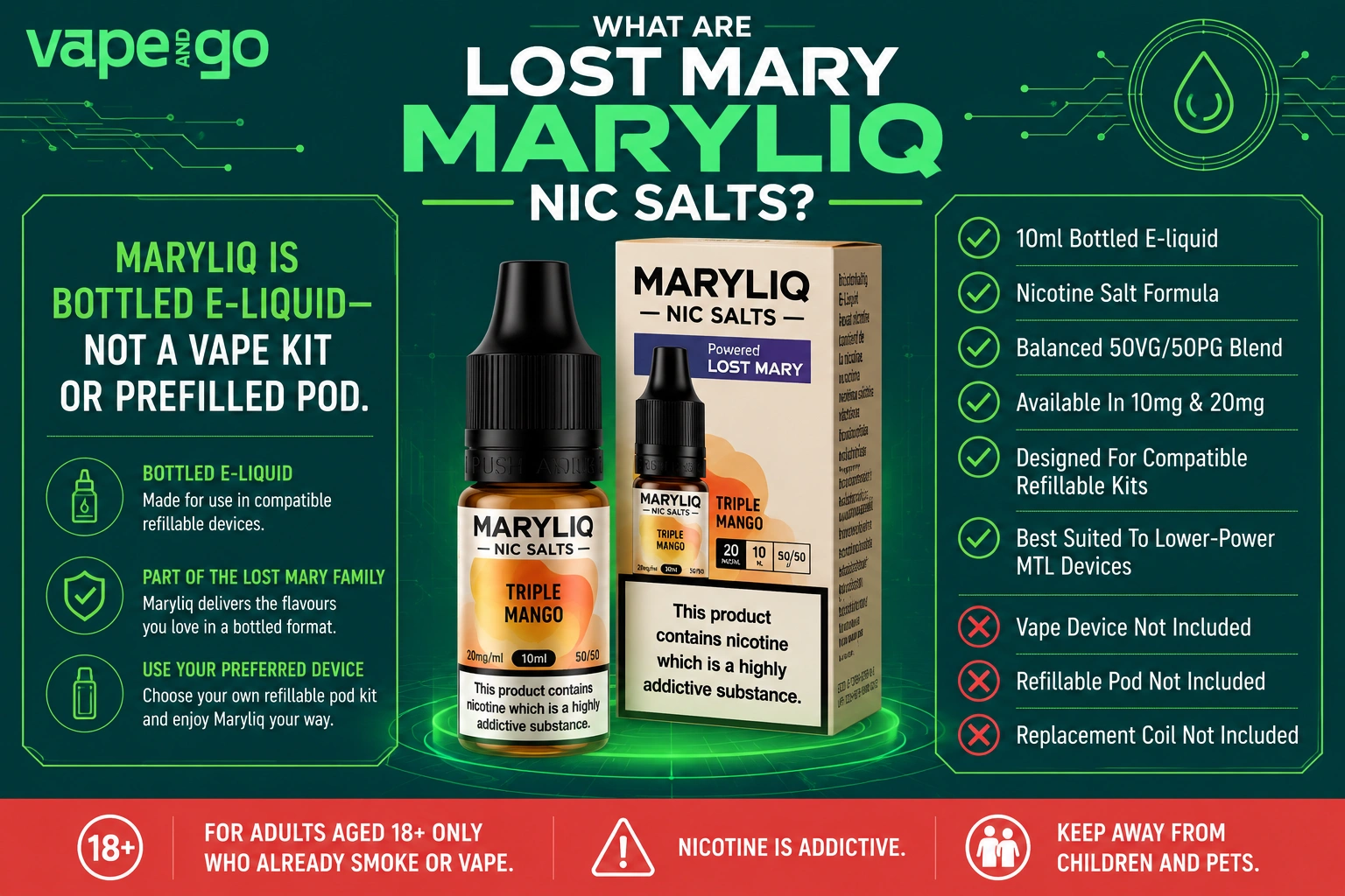 Lost Mary Maryliq nic salts