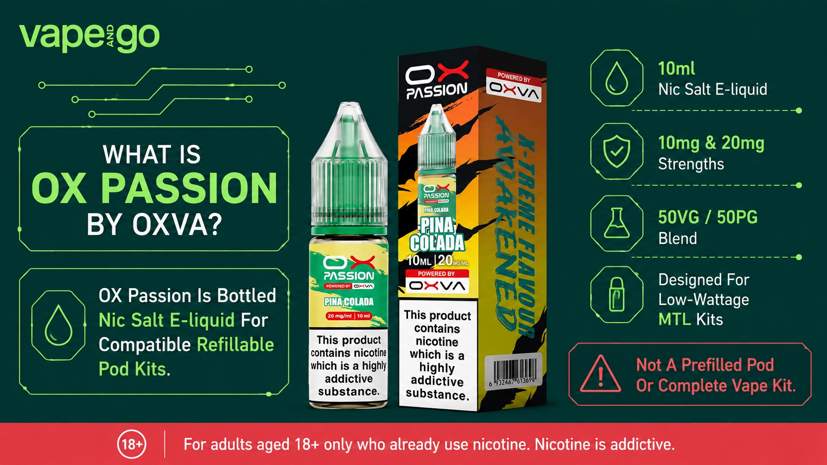 Oxva OX Passion Nic Salts