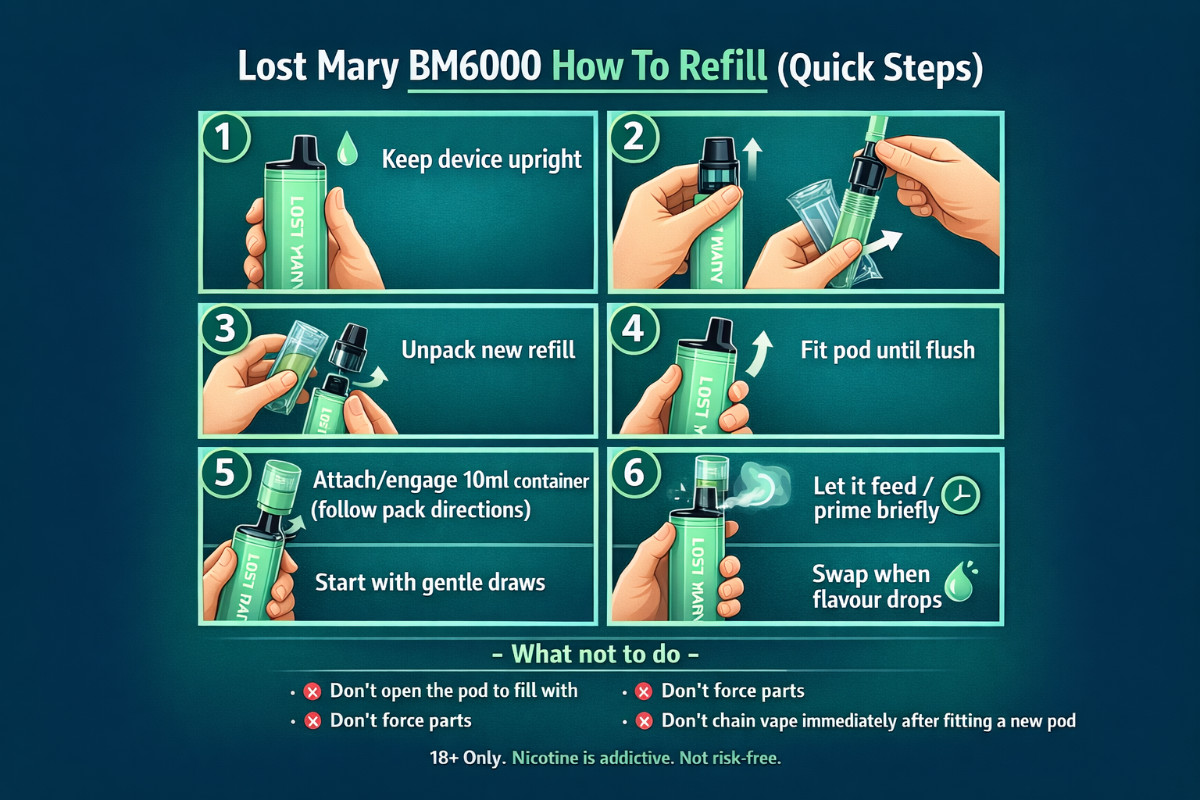 Lost Mary BM6000 refill