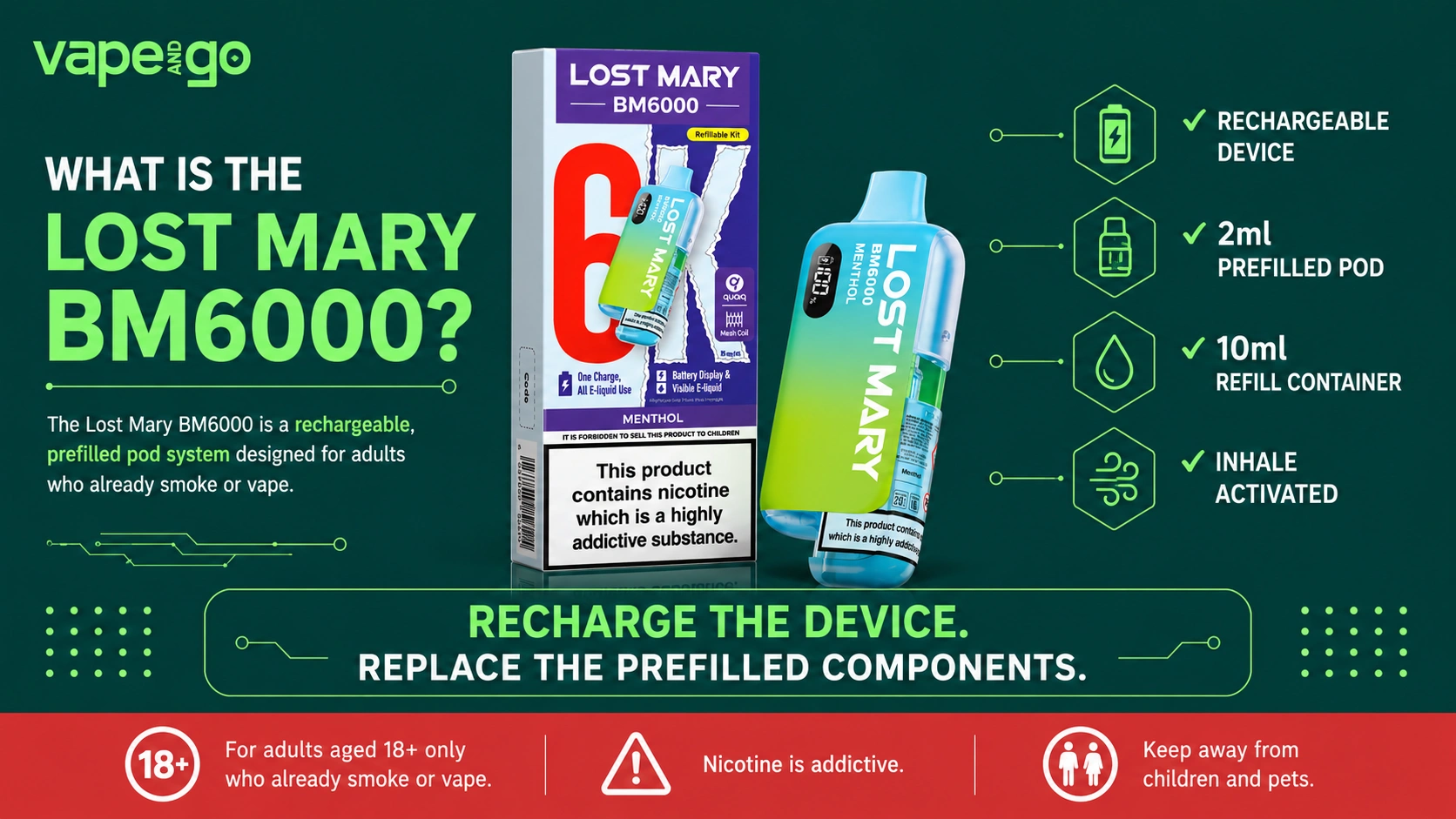 Lost Mary BM6000 pod kit