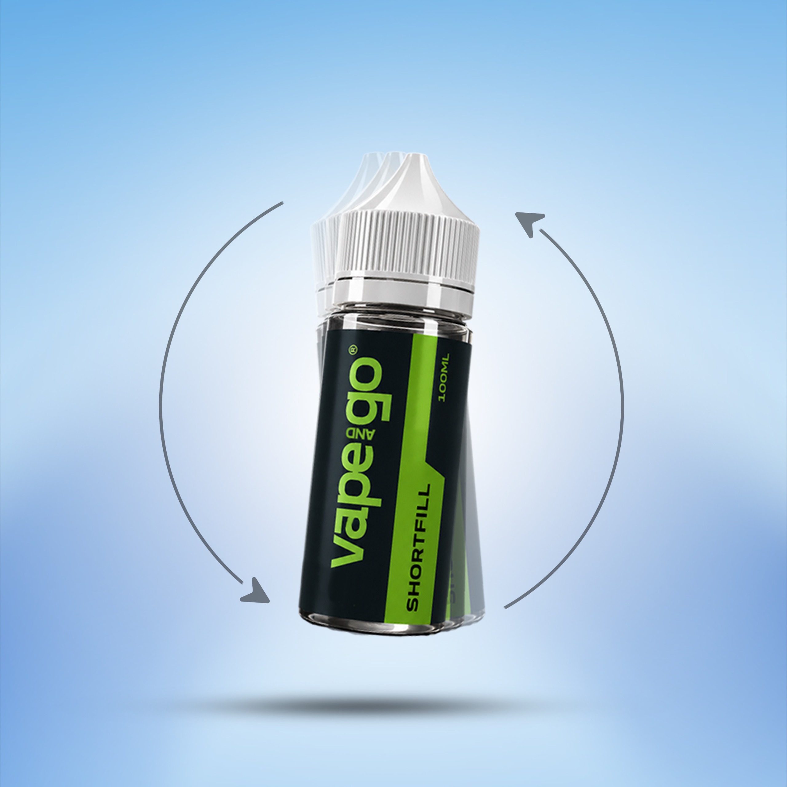 Shake to make 120ml of 3-4mg nicotine e-liquid