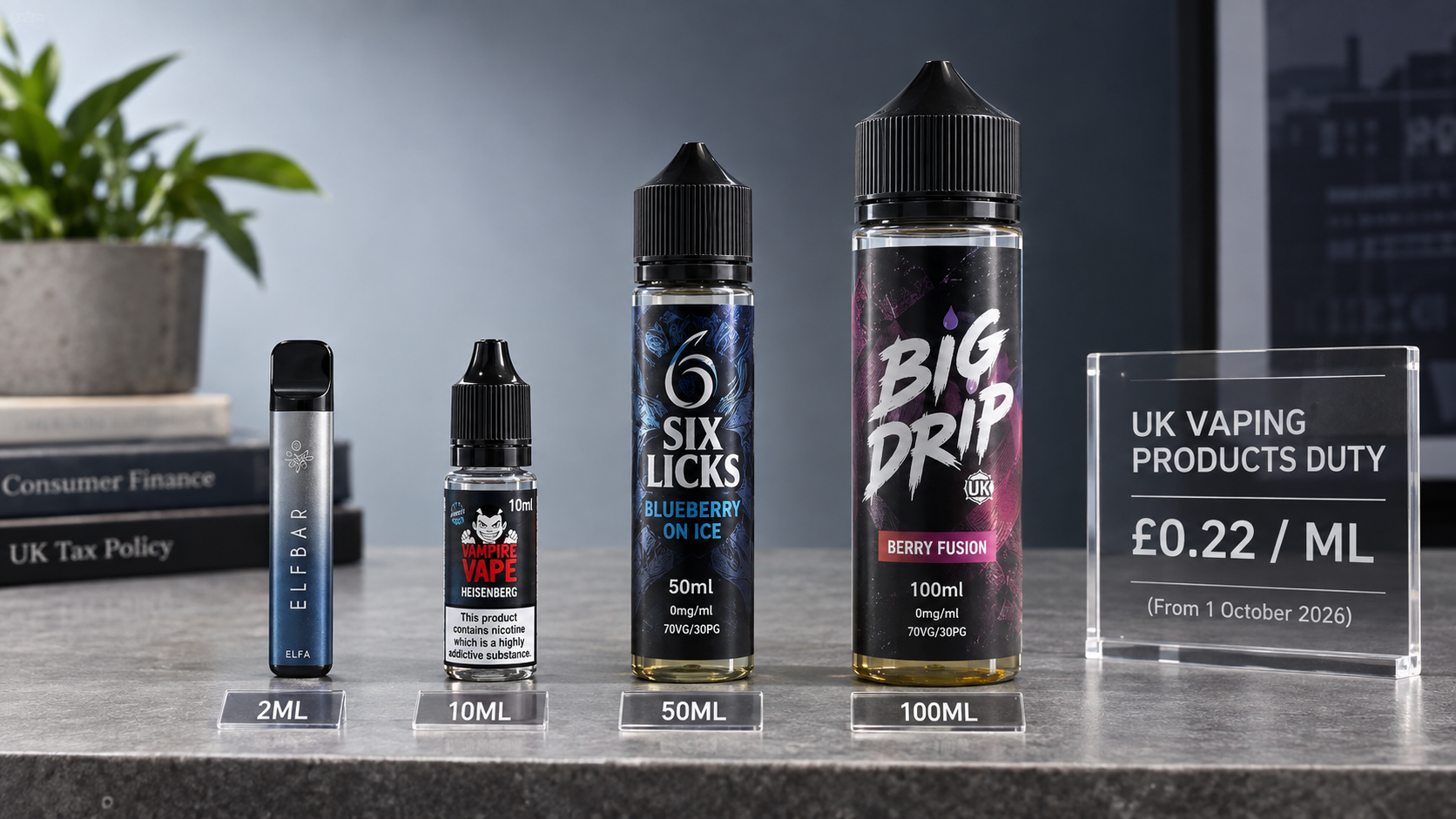 VPD Rates Across Common Vaping Products
