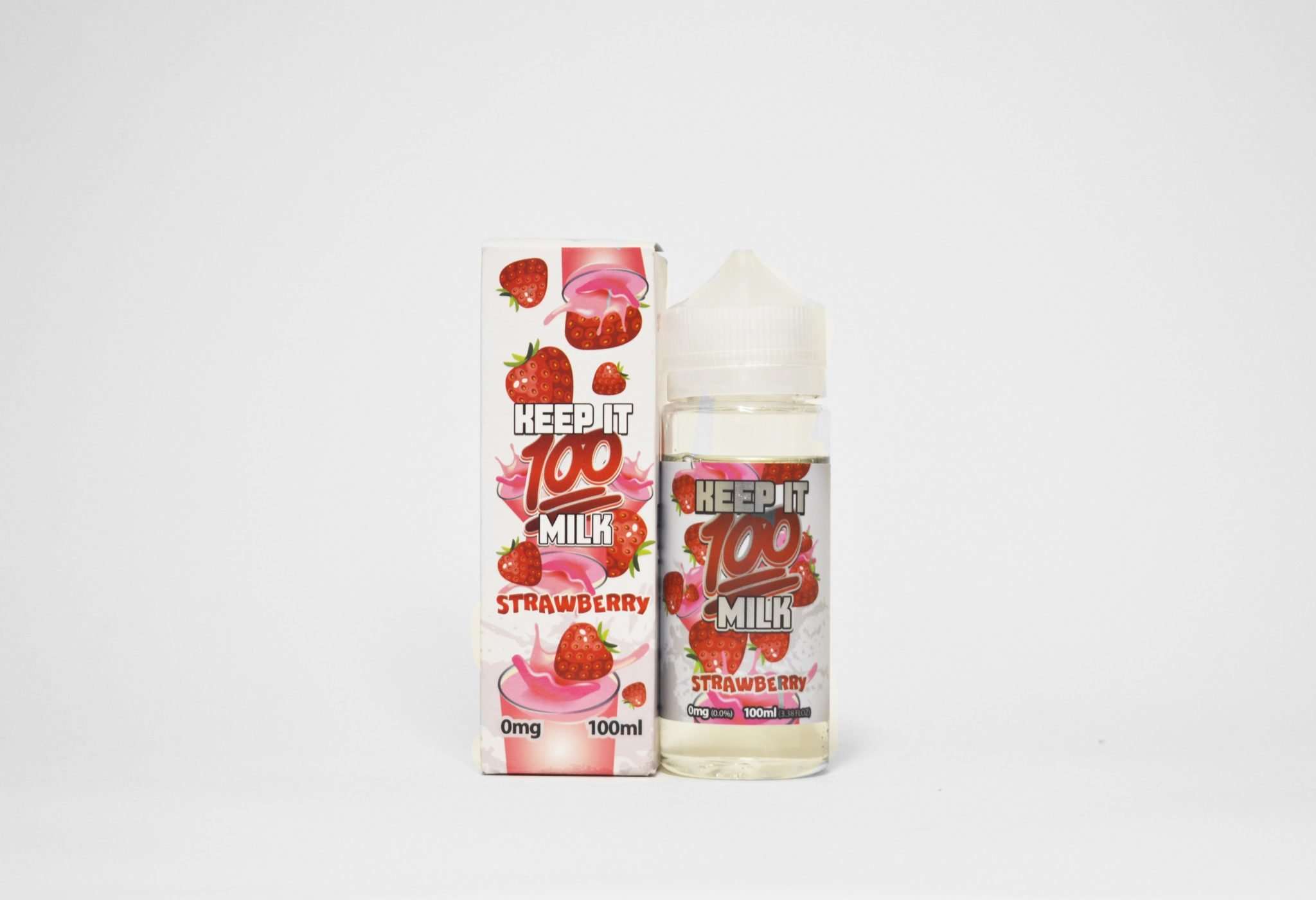 Keep It 100 E Liquid - Strawberry Milk - 100ml
