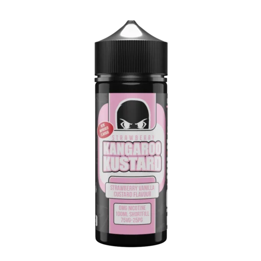  Strawberry Vanilla Custard Shortfill E-Liquid by Cloud Thieves Kangaroo Kurstard 100ml 