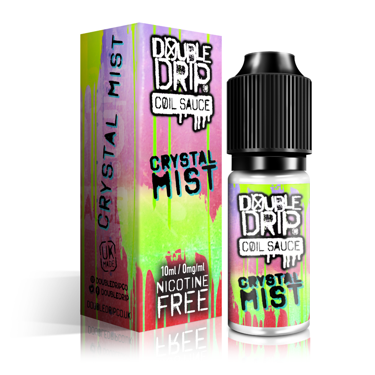 Double Drip E Liquid - Crystal Mist  - 10ml (Expired 2022)