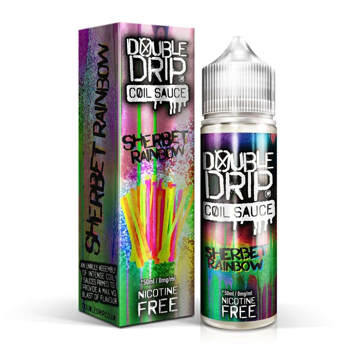 Double Drip E Liquid - Sherbet Rainbow - 50ml