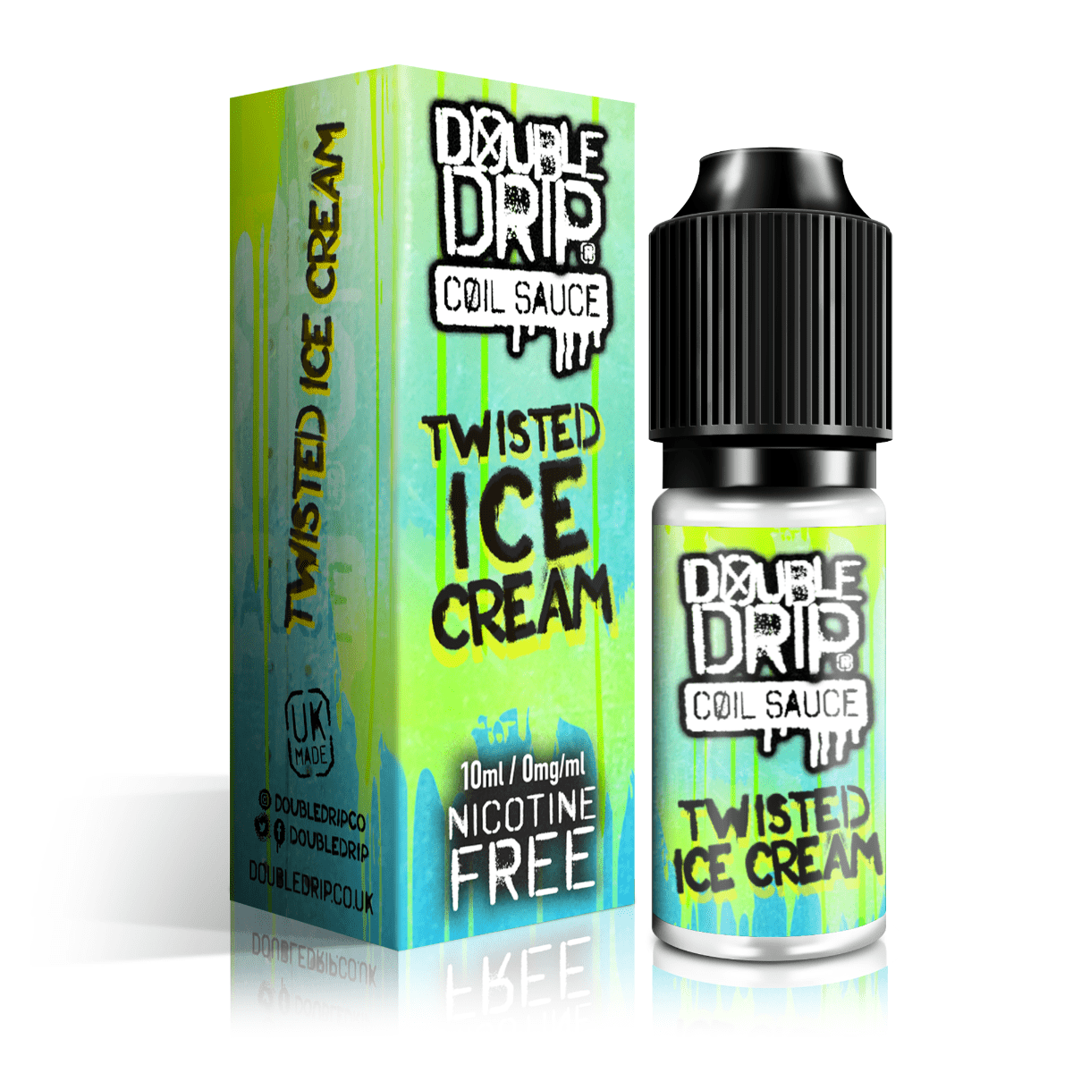  Double Drip E Liquid - Twisted Ice cream - 10ml 