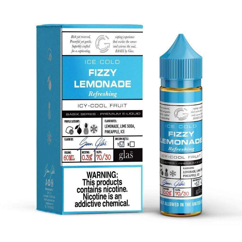 Iced Cold Fizzy Lemonade Shortfill E-Liquid by Glas Basix 50ml