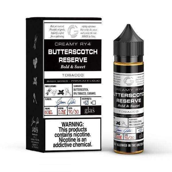 Butterscotch Reserve Shortfill E-Liquid by Glas Basix 50ml