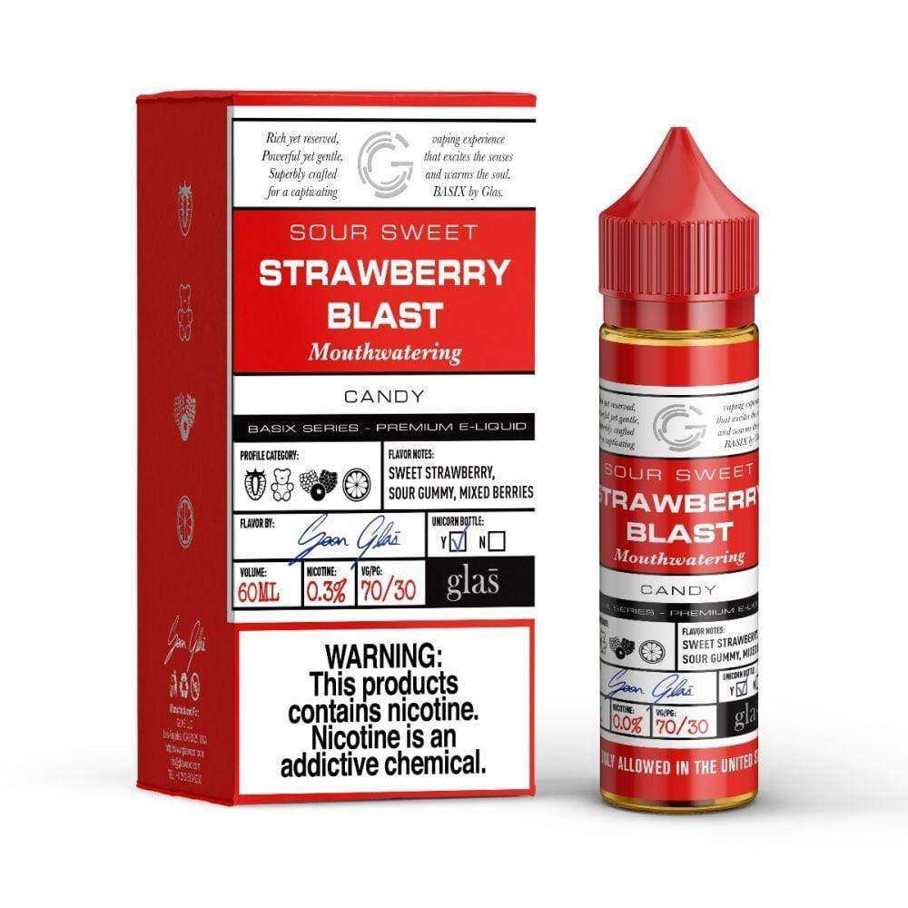 Strawberry Gummy Shortfill E-Liquid by Glas Basix 50ml