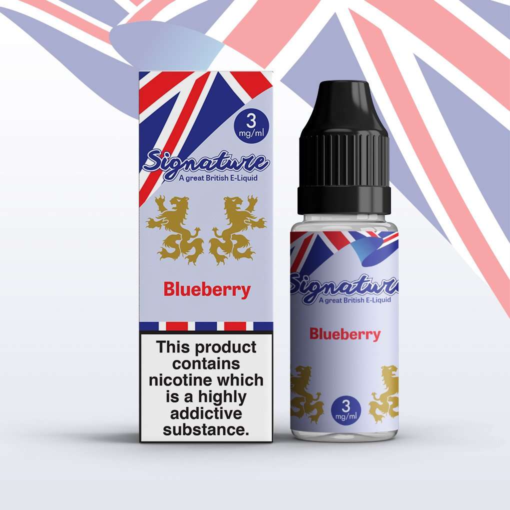 Signature E Liquid - Blueberry - 10ml