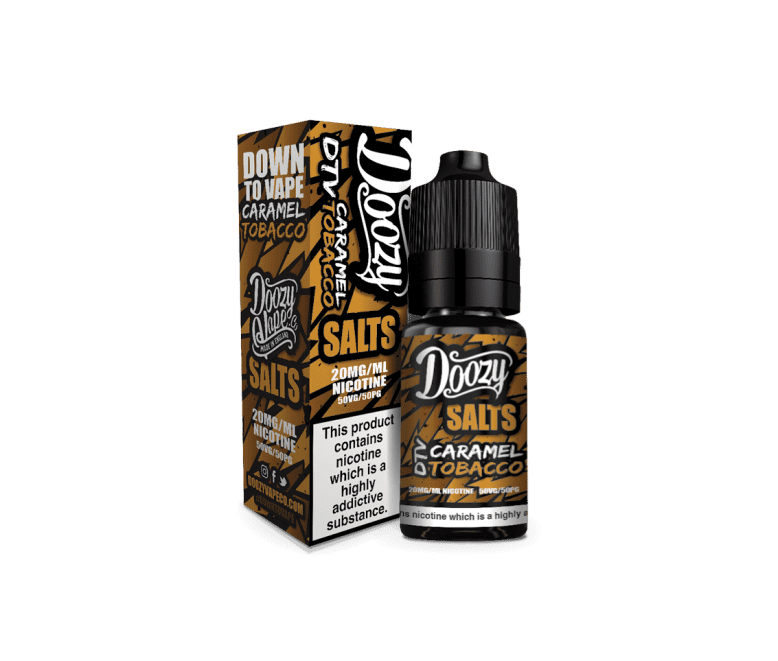 Caramel Tobacco Nic Salt E-Liquid by Doozy Salts 10ml