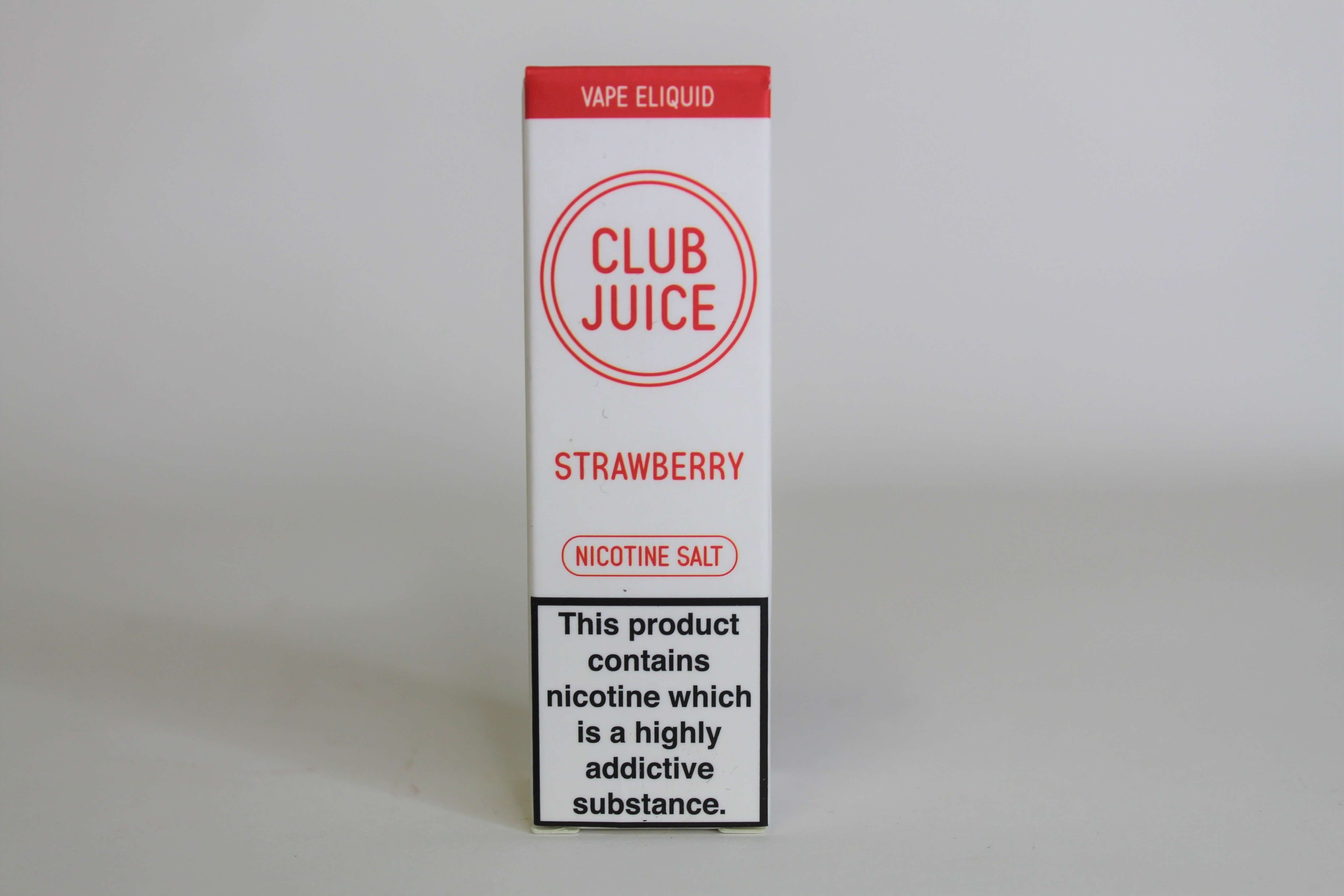  Strawberry Nic Salt E-Liquid by Club Juice 10ml 