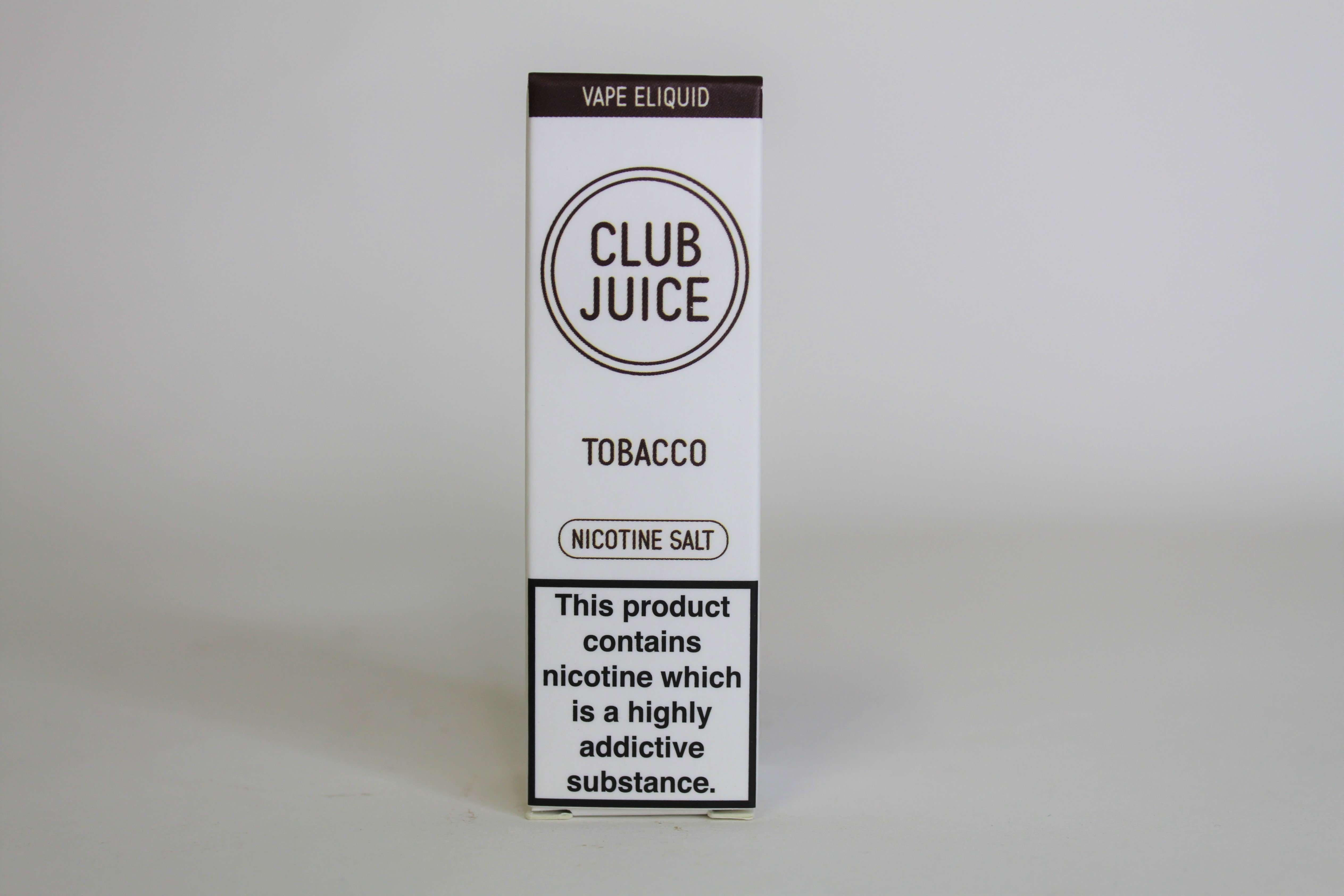  Tobacco Nic Salt E-Liquid by Club Juice 10ml 