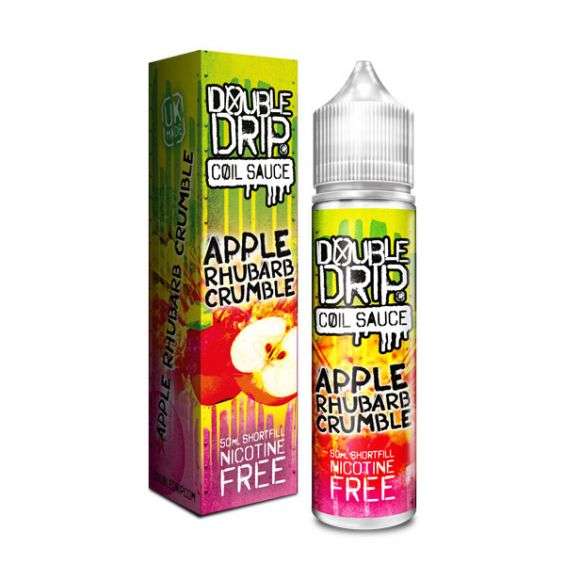 Double Drip (Ohm Baked) by E Liquid - Apple & Rhubarb Crumble - 50ml
