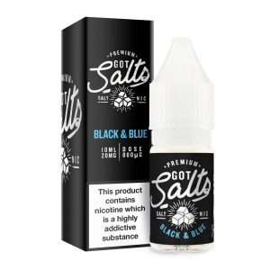 Black & Blue Nic Salt E-Liquid by Got Salts 10ml