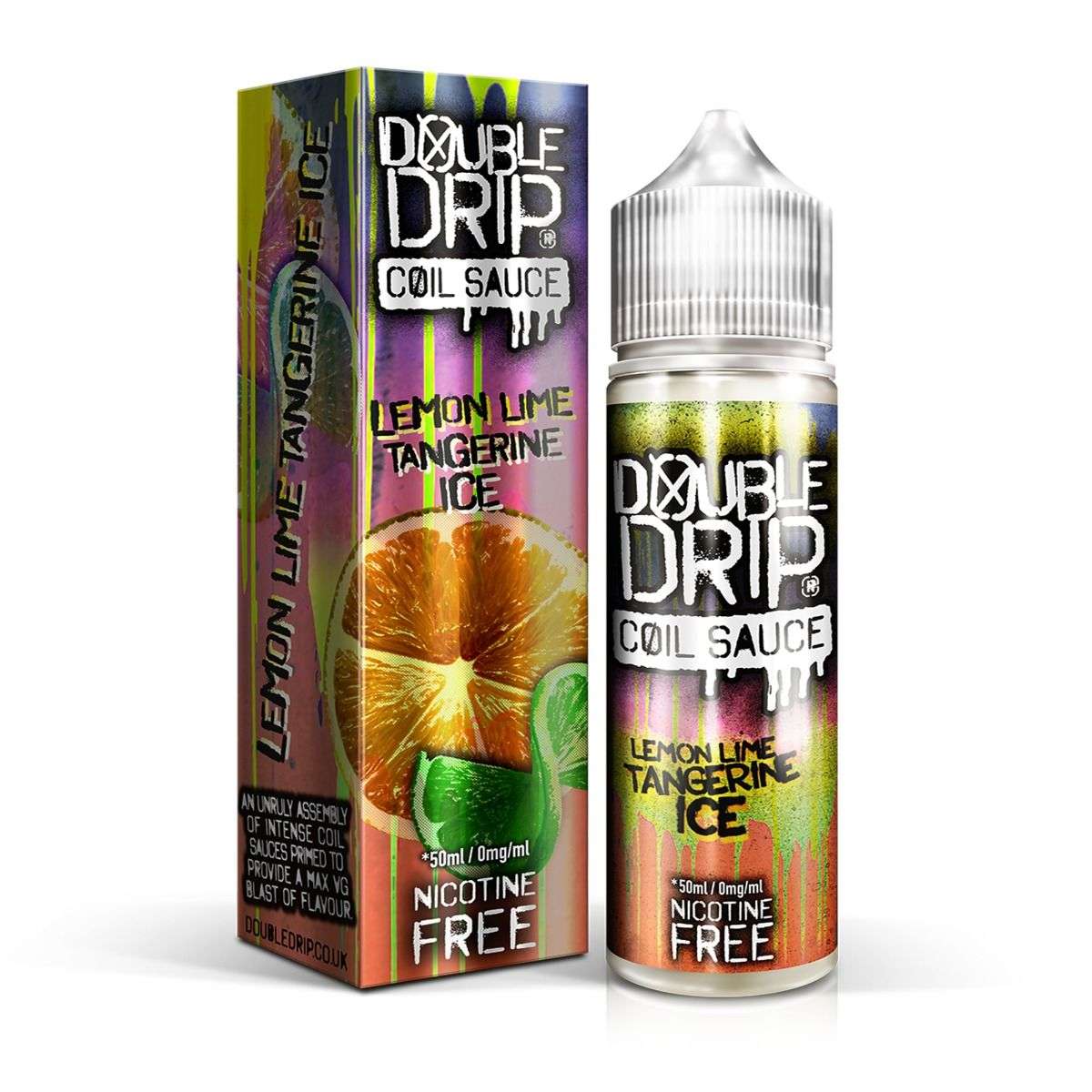 Double Drip E Liquid - Lemon Lime Tangerine Ice - 50ml