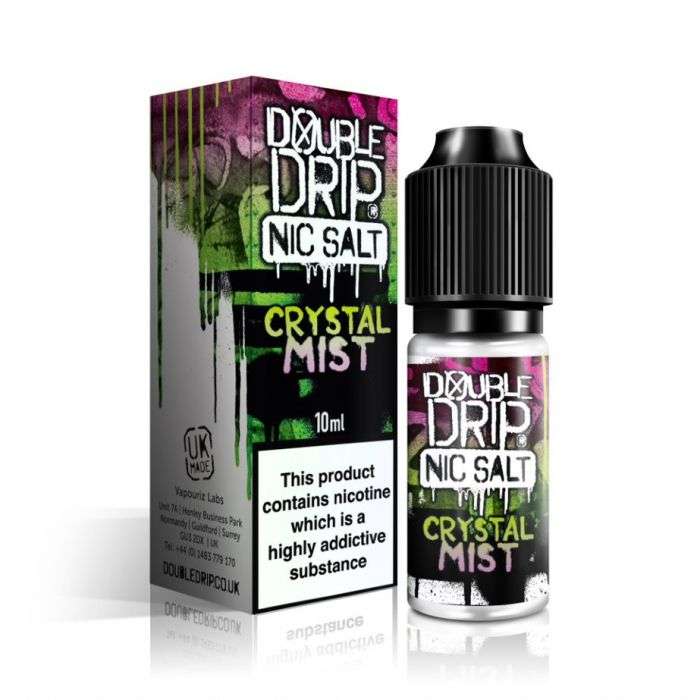 Crystal Mist Nic Salt Eliquid by Double Drip 10ml