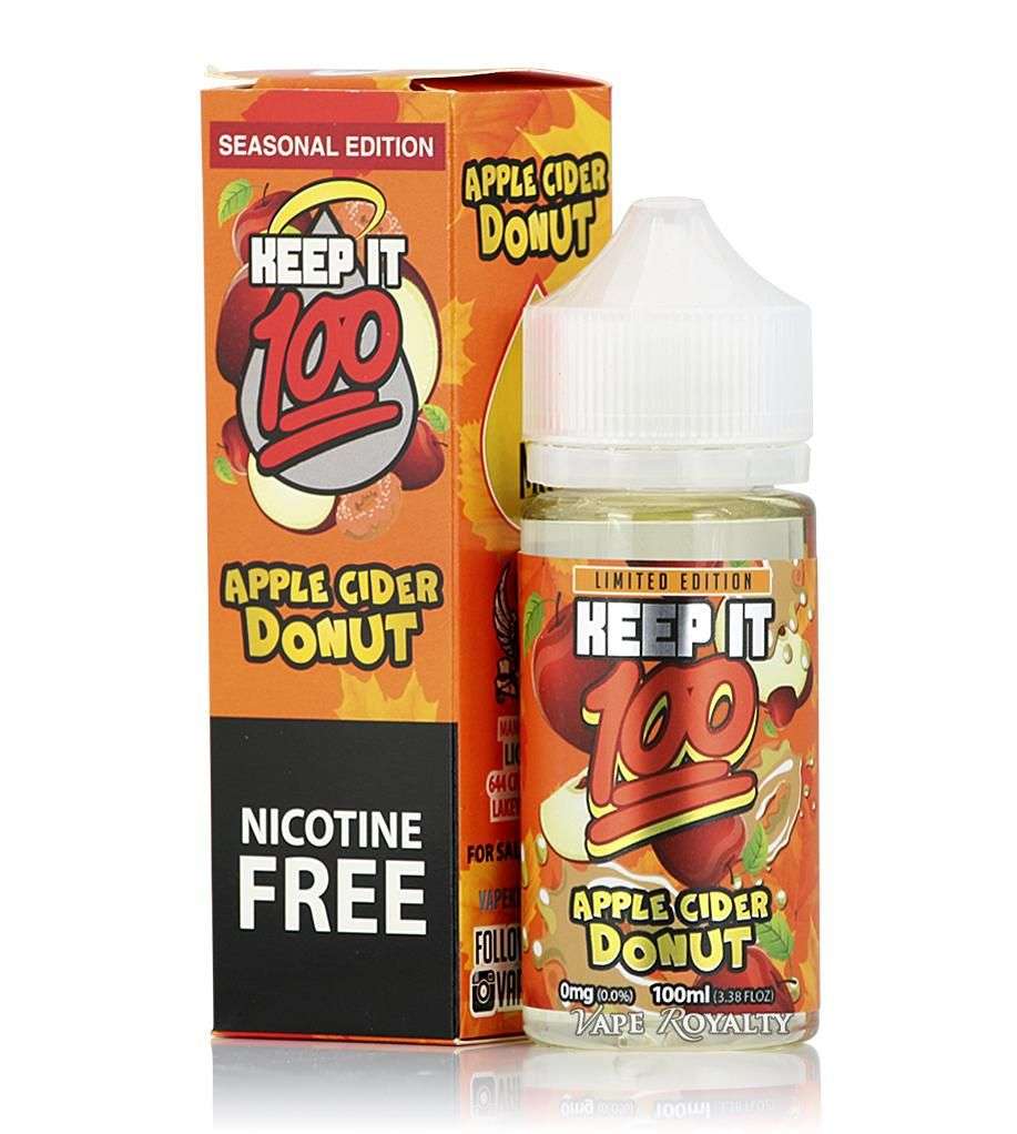Keep it 100 E Liquid - Apple Cider Donut - 100ml