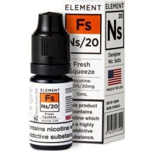 Fresh Squeeze Nic Salt E-Liquid by Element NS10 & NS20 10ml