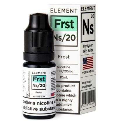  Frost Nic Salt E-Liquid by Element NS10 & NS20 10ml 