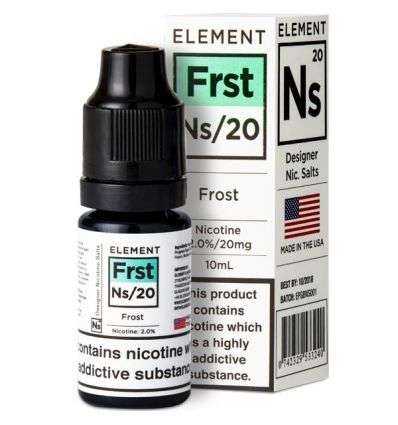 Frost Nic Salt E-Liquid by Element NS10 & NS20 10ml