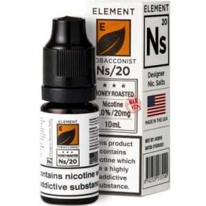 Honey Roasted Tobacco Nic Salt E-Liquid by Element NS10 & NS20 10ml
