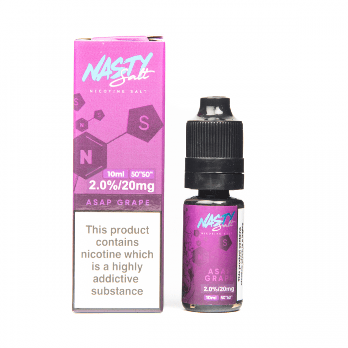 Asap Grape Nic Salt E-Liquid by Nasty Juice 10ml