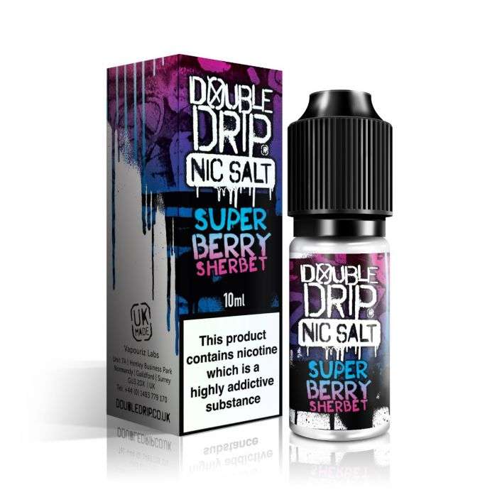 Super Berry Sherbet Nic Salt by Double Drip 10ml