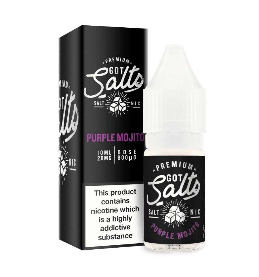  Purple Mojito Nic Salt E-Liquid by Got Salts 10ml 