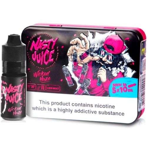  Nasty Juice E Liquid - Wicked Haze - 5 x 10ml 