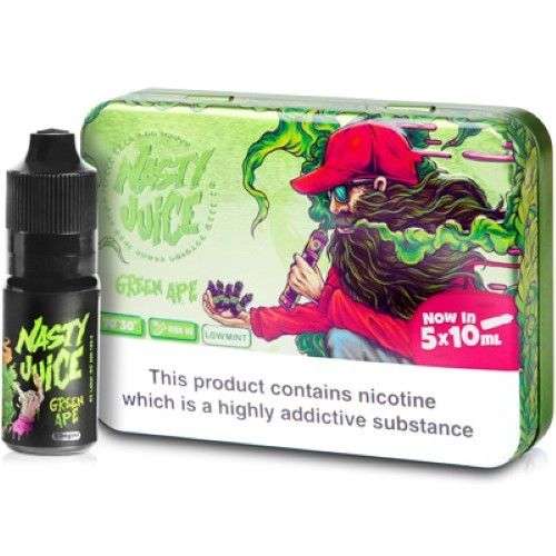 Nasty Juice E Liquid - Green Ape - 5 x 10ml