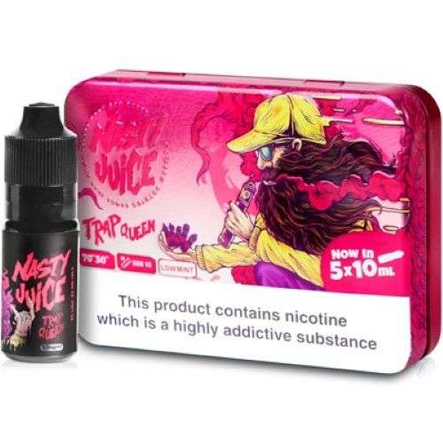 Nasty Juice E Liquid - Trap Queen - 5 x 10ml
