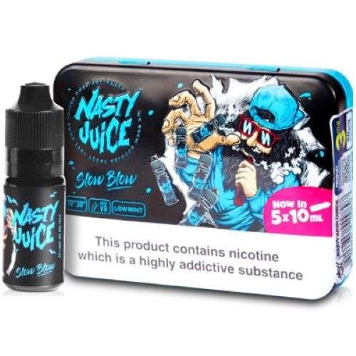 Nasty Juice E Liquid - Slow Blow - 5 x 10ml