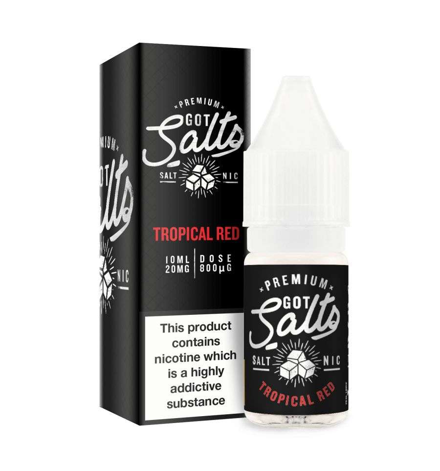  Tropical Red Nic Salt E-Liquid by Got Salts 10ml 