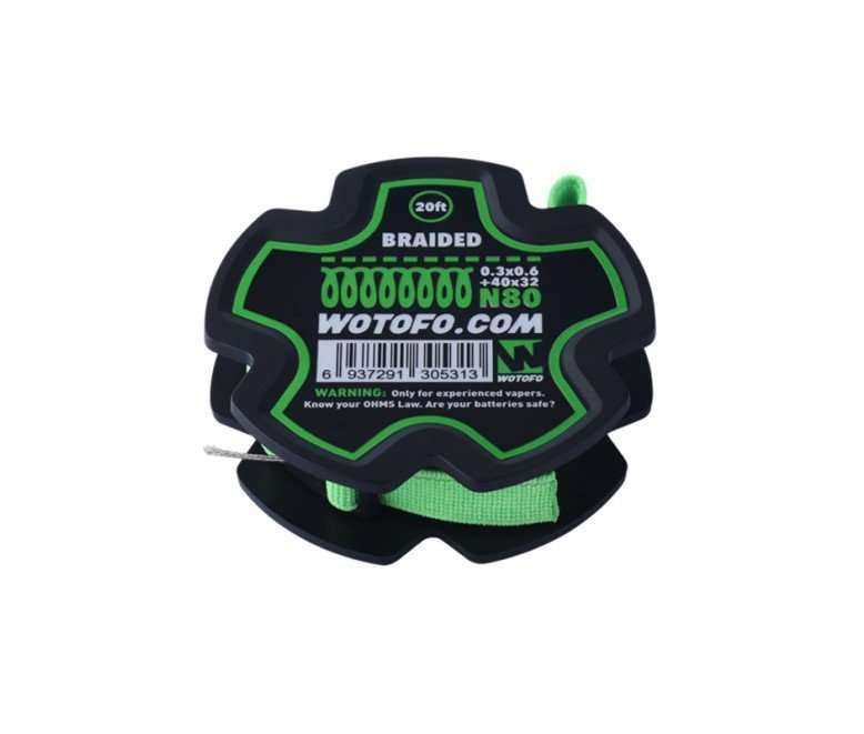Wotofo - Wire Reels - Braided (0.3x0.6+40x32) - 20ft
