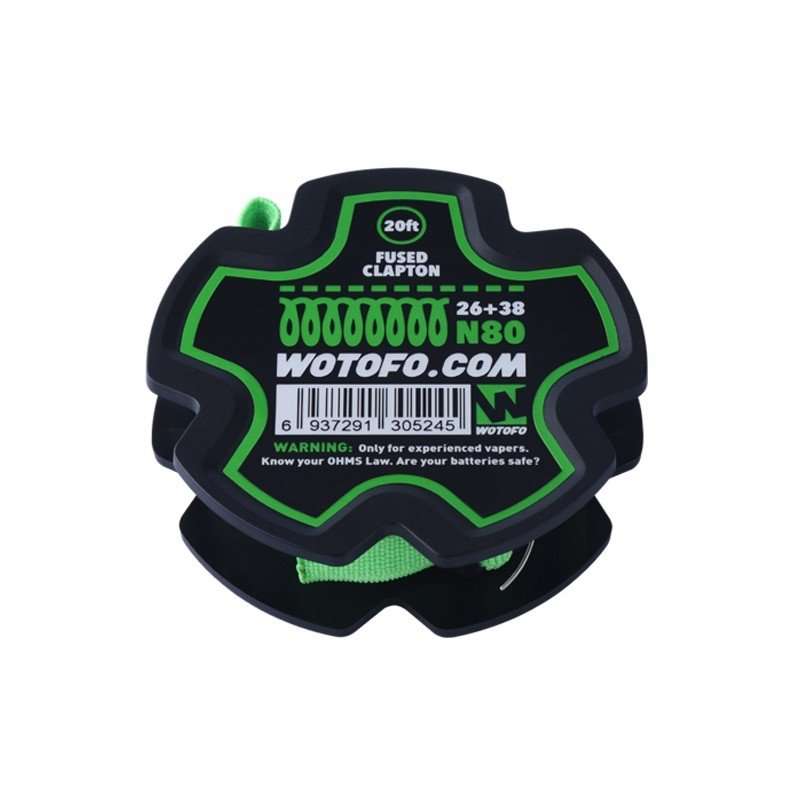 Wotofo - Wire Reels - Fused Clapton (26+38) - 20ft