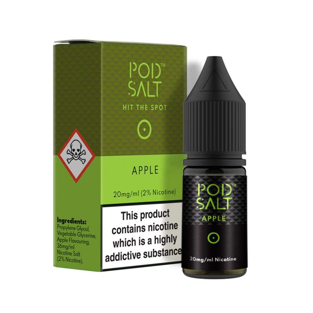 Apple Nic Salt E-Liquid by Pod Salt 10ml