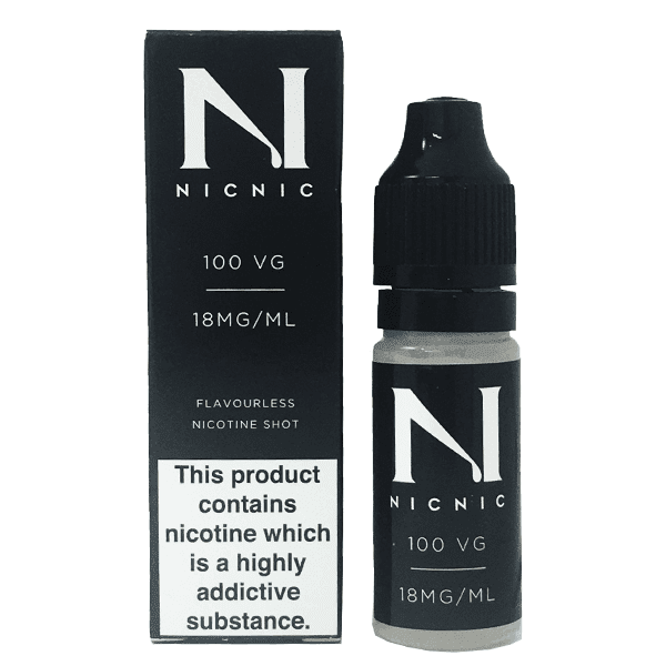  Nic Nic Nicotine Shots - 18mg/ml - 100% VG 
