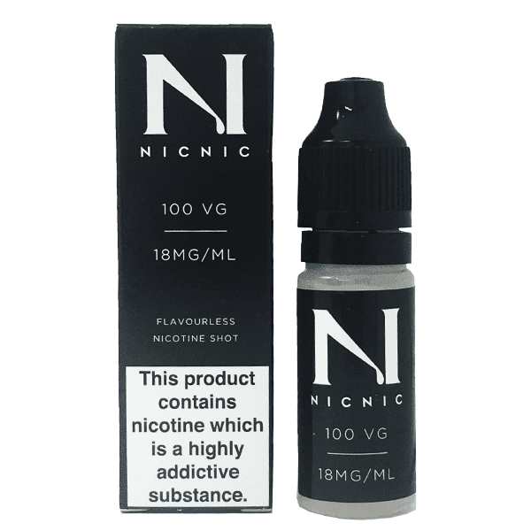 Nic Nic Nicotine Shots - 18mg/ml - 100% VG