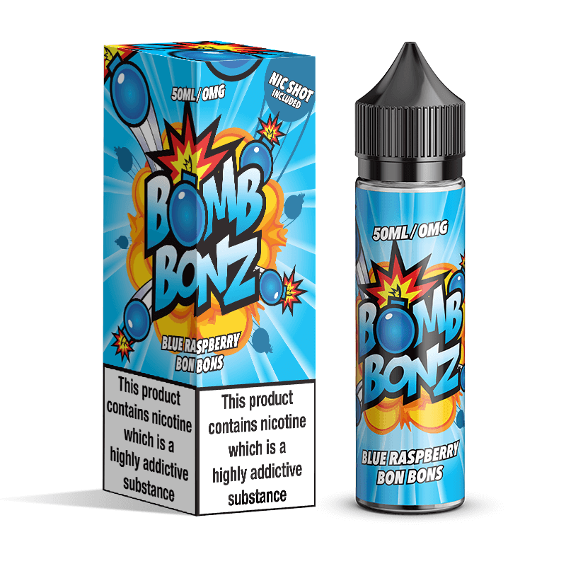 Bomb Bonz E Liquid - Blue Raspberry - 50ml